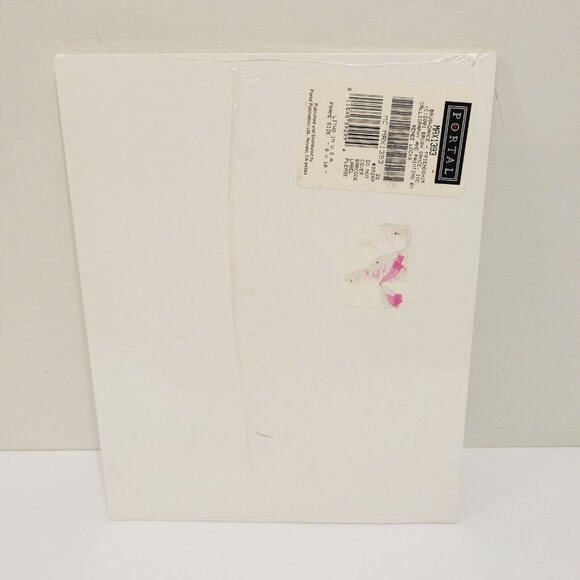 "Friendship" Matted Calligraphy and Painting Litho by Renee Locks Purple Floral - Picture 3 of 3